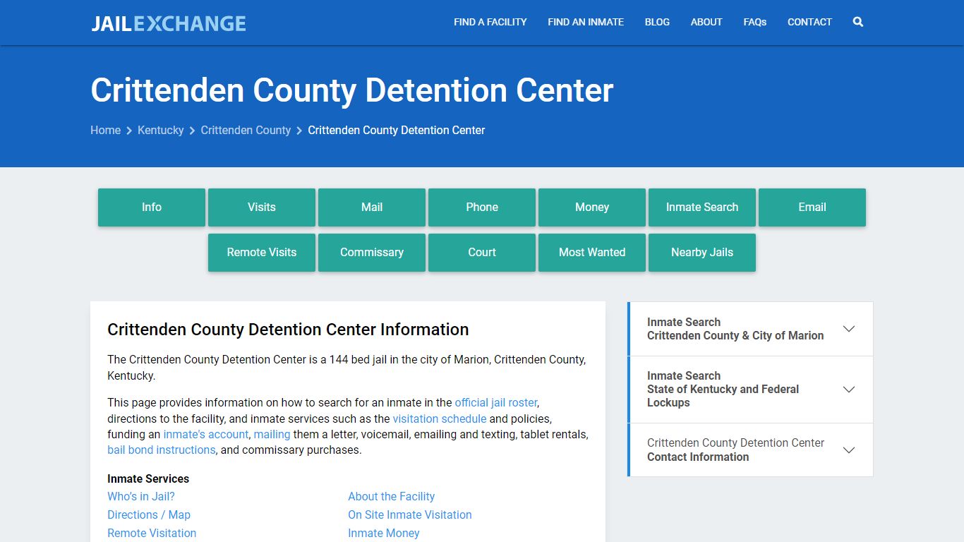 Crittenden County Detention Center - Jail Exchange